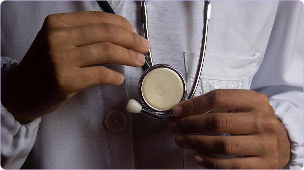 Doctor with stethoscope